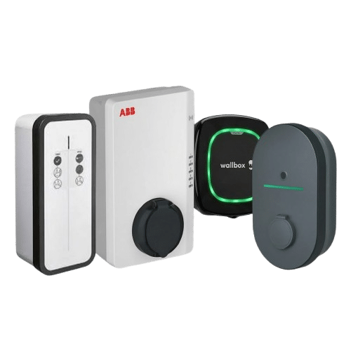 Bornes de recharge ABB et Wallbox